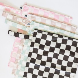 Tiny Twinkle Mess-proof Waterproof Wet Dry Bag | 2 Pack Reusable for Swimsuits, Gym & Baby Clothes | Leakproof Wet Clothes Bag, Beach Travel Essentials (Black, Green Checkers) Tiny Twinkle Mess-proof Waterproof Wet Dry Bag | 2 Pack Reusable for Swimsuits, Gym & Baby Clothes | Leakproof Wet Clothes Bag, Beach Travel Essentials (Black, Green Checkers)