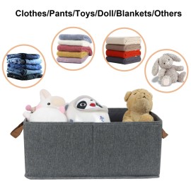 Pack of 3 Large Capacity Storage Bins Closet Organizer System, Sturdy Foldable Storage Boxes for Organizing Clothing, Sheets, Toys, Books - Shelf Organizer Shelves Basket Storage Bin Pack of 3 Large Capacity Storage Bins Closet Organizer System, Sturdy Foldable Storage Boxes for Organizing Clothing, Sheets, Toys, Books - Shelf Organizer Shelves Basket Storage Bin