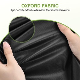 2 Pack Swimsuit & Towel Wet Dry Sack - 12 x 16 inch Waterproof Clothes Bag with Handle & Zippered Oxford Cloth - Black