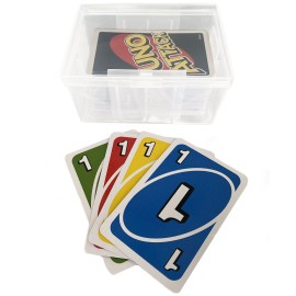 PRODUCT80 3 PACK BitsBins Card Case for UNO, Holds Full Deck of Game Cards or Up To 142 Playing Cards in Deck Box, Snap Top Lid (3 Pack) PRODUCT80 3 PACK BitsBins Card Case for UNO, Holds Full Deck of Game Cards or Up To 142 Playing Cards in Deck Box, Snap Top Lid (3 Pack)