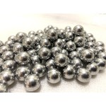Alien Play 100 X 43 Cal Aluminum Balls for Self Defense and Target Practice, Solid Hard .43 Caliber Ammo Projectiles Paintball Fit for T4E Walther PPQ/ TPM1 and Glock17/G17 (Silver)