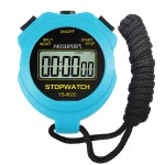 MUSHPORT Stopwatch Timer Only Stopwatch Mode, ON/Off Silent Simple Operation, Without Clock Date Countdown, Digital Stop Watch for Sports Kids Coaches Swimming Running, Blue