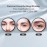 MIYADIVA 30X Magnifying Mirror, Small Magnifying Mirror with Suction Cup and Tweezers, As a Travel Magnifying Mirror, Compact Mirror Set for Plucking Eyebrows 3.5 Inches