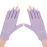 AIRSEE UV Gloves for Nail Lamp,Professional UPF50+ UV Protection Gloves for Manicures Nail Art,Fingerless Gloves That Shield Skin from The Sun and Nail Lamp (Purple)
