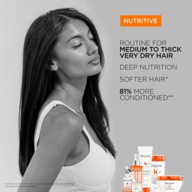 KRASTASE Nutritive Masquintense Riche Hair Mask, Deeply Nourishes & Conditions with Plant-Based Proteins & Niacinamide for Medium to Thick Dry Hair, 6.8 Fl Oz KRASTASE Nutritive Masquintense Riche Hair Mask, Deeply Nourishes & Conditions with Plant-Based Proteins & Niacinamide for Medium to Thick Dry Hair, 6.8 Fl Oz