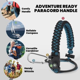 RAYMYLO Insulated Water Bottle 64 oz, Triple Wall Vacuum Stainless Steel (Cold for 48 Hrs), Leak Proof & Non-BPA, Half Gallon Water Flask Jug with Paracord Handle & Straw Spout Lids RAYMYLO Insulated Water Bottle 64 oz, Triple Wall Vacuum Stainless Steel (Cold for 48 Hrs), Leak Proof & Non-BPA, Half Gallon Water Flask Jug with Paracord Handle & Straw Spout Lids