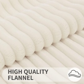 Simmore Decorative Throw Pillow Covers 18x18 Set of 2, Soft Plush Flannel Double-Sided Fluffy Spring Couch Pillow Covers for Sofa Living Room Home Decor, Cream White Simmore Decorative Throw Pillow Covers 18x18 Set of 2, Soft Plush Flannel Double-Sided Fluffy Spring Couch Pillow Covers for Sofa Living Room Home Decor, Cream White