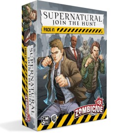 CMON Zombicide Supernatural Character Pack 1 - Sam, Dean, Alpha Vampire, Wendigo - Unleash Hellish Action! Cooperative Strategy Board Game for Ages 14+, 1-6 Players, 60 Minute Playtime, Made