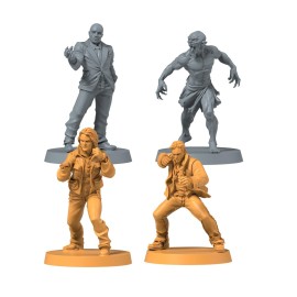 CMON Zombicide Supernatural Character Pack 1 - Sam, Dean, Alpha Vampire, Wendigo - Unleash Hellish Action! Cooperative Strategy Board Game for Ages 14+, 1-6 Players, 60 Minute Playtime, Made