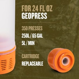 GRAYL GeoPress Replacement Filter & Purifier Cartridge (Hi-Vis Orange) GRAYL GeoPress Replacement Filter & Purifier Cartridge (Hi-Vis Orange)