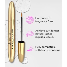 Stacy Lash Growth Serum (0.17fl.oz / 5ml) | Eyebrow & Eyelash Enhancing Serum for Natural Lashes & Brows