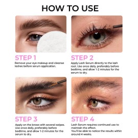 Stacy Lash Growth Serum (0.17fl.oz / 5ml) | Eyebrow & Eyelash Enhancing Serum for Natural Lashes & Brows