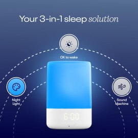 Nanit Sound and Light Smart Baby Night Light and Sound Machine | Audio Monitor | Cry Detection Alert Feature | OK to Wake Alarm Clock for Kids | Temp & Humidity Tracking | Rechargeable Battery | WiFi Nanit Sound and Light Smart Baby Night Light and Sound Machine | Audio Monitor | Cry Detection Alert Feature | OK to Wake Alarm Clock for Kids | Temp & Humidity Tracking | Rechargeable Battery | WiFi