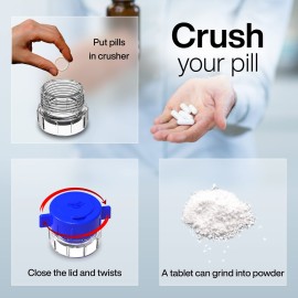 otica Tablet Crusher Pill Grinder Tablet Pulverizer Medicine Crusher in Powder Form for Great for Feeding Tube Use, Pets Or Easier Medicine Intake for Kids (Pack of, 1) otica Tablet Crusher Pill Grinder Tablet Pulverizer Medicine Crusher in Powder Form for Great for Feeding Tube Use, Pets Or Easier Medicine Intake for Kids (Pack of, 1)