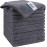 HOMEXCEL Grey Microfiber Cleaning Cloth, 12 Pack Premium Microfiber Towels for Cars, Lint Free, Scratch-Free, Highly Absorbent, Reusable Cleaning Rags for Car, Household, Kitchen, Window, 11.5X11.5
