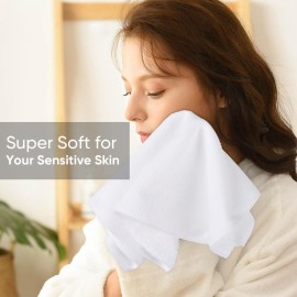 HOMEXCEL Microfiber Washcloths 12 Pack, Highly Absorbent and Soft Face Towel, Multi-Purpose White Wash Cloths for Bathroom, Hotel, Spa, Gym, and Kitchen, 12x12 Inch HOMEXCEL Microfiber Washcloths 12 Pack, Highly Absorbent and Soft Face Towel, Multi-Purpose White Wash Cloths for Bathroom, Hotel, Spa, Gym, and Kitchen, 12x12 Inch