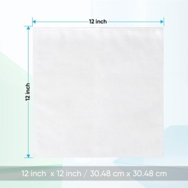 HOMEXCEL Microfiber Washcloths 12 Pack, Highly Absorbent and Soft Face Towel, Multi-Purpose White Wash Cloths for Bathroom, Hotel, Spa, Gym, and Kitchen, 12x12 Inch HOMEXCEL Microfiber Washcloths 12 Pack, Highly Absorbent and Soft Face Towel, Multi-Purpose White Wash Cloths for Bathroom, Hotel, Spa, Gym, and Kitchen, 12x12 Inch