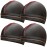 ForceWave Silky Stocking Cap for Men & Women, Black Compression Cap for 360 Waves, 4-Piece Set