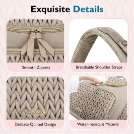 mommore Diaper Bag Small Diaper Backpack Stylish Baby Backpacks Travel Mini Maternity Bags with Insulated Pockets, Changing Pad, Stroller Straps