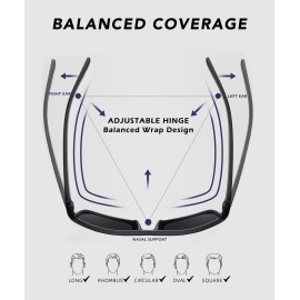 QALLY Polarized Sunglasses Men, Mens Sunglasses Polarized UV protection Lightweight Sun Glasses for Driving Fishing Golf QALLY Polarized Sunglasses Men, Mens Sunglasses Polarized UV protection Lightweight Sun Glasses for Driving Fishing Golf