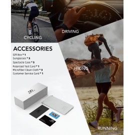 QALLY Polarized Sunglasses Men, Mens Sunglasses Polarized UV protection Lightweight Sun Glasses for Driving Fishing Golf QALLY Polarized Sunglasses Men, Mens Sunglasses Polarized UV protection Lightweight Sun Glasses for Driving Fishing Golf