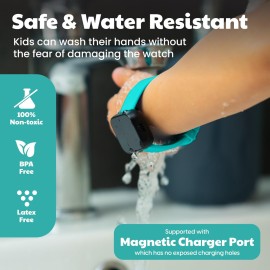 Potty Training Watch for Kids V2 - A Water Resistant Potty Reminder Device for Boys & Girls to Train Your Toddler with Fun/Musical & Vibration Interval Reminder with Potty Training eBook (Turquoise) Potty Training Watch for Kids V2 - A Water Resistant Potty Reminder Device for Boys & Girls to Train Your Toddler with Fun/Musical & Vibration Interval Reminder with Potty Training eBook (Turquoise)