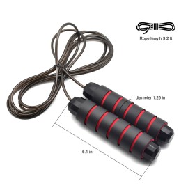 BOOMIBOO Jump Rope, Adjustable Jump Ropes,Skipping Rope Tangle-Free Rapid Speed with Ball Bearings for Women Men Kids,Exercise & Slim Body Jumprope at Home School Gym BOOMIBOO Jump Rope, Adjustable Jump Ropes,Skipping Rope Tangle-Free Rapid Speed with Ball Bearings for Women Men Kids,Exercise & Slim Body Jumprope at Home School Gym