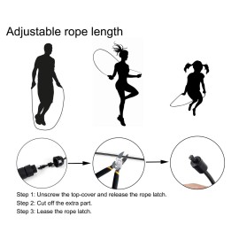 BOOMIBOO Jump Rope, Adjustable Jump Ropes,Skipping Rope Tangle-Free Rapid Speed with Ball Bearings for Women Men Kids,Exercise & Slim Body Jumprope at Home School Gym BOOMIBOO Jump Rope, Adjustable Jump Ropes,Skipping Rope Tangle-Free Rapid Speed with Ball Bearings for Women Men Kids,Exercise & Slim Body Jumprope at Home School Gym