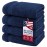 American Veteran Towel, Hand Towels for Bathroom Set of 4, 100% Cotton Turkish Hand Towel Sets Clearance Prime, Soft Hand Face Towels, Navy Blue Hand Towels