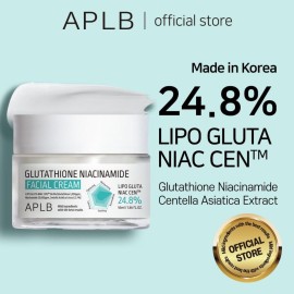APLB Glutathione Niacinamide Facial Cream | LIPO GLUTA NIAC CEN 24.8% 1.86 FL.OZ/Korean Skincare, Deep hydration, Niacinamide, Improve skin elasticity, Improve skin texture APLB Glutathione Niacinamide Facial Cream | LIPO GLUTA NIAC CEN 24.8% 1.86 FL.OZ/Korean Skincare, Deep hydration, Niacinamide, Improve skin elasticity, Improve skin texture