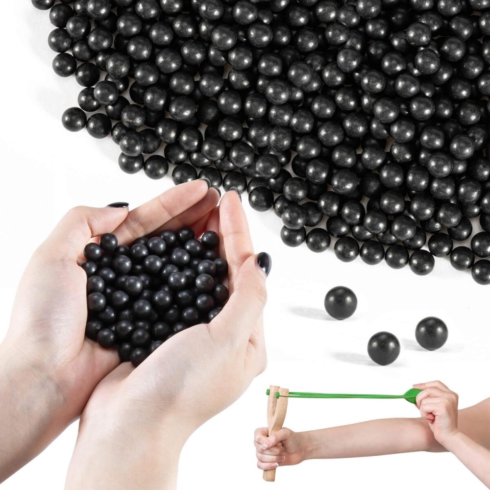 Sukh Clay Slingshot Ammo Sling Shot Ammo Balls Biodegradable Professional Balls for Shooting and Hunting Target Practice (3/8 inch) Sukh Clay Slingshot Ammo Sling Shot Ammo Balls Biodegradable Professional Balls for Shooting and Hunting Target Practice (3/8 inch)