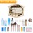 Large Makeup Bag Zipper Pouch Travel Cosmetic Organizer for Women (Large, Light Checkerboard)