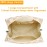 Large Makeup Bag Zipper Pouch Travel Cosmetic Organizer for Women (Large, Light Checkerboard)
