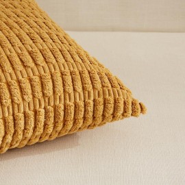 Fancy Homi 4 Packs Boho Fall Decorative Throw Pillow Covers 18x18 Inch for Living Room Couch Bed Sofa, Rustic Farmhouse Home Decor, Soft Plush Striped Corduroy Square Cushion Case 45x45 cm Fancy Homi 4 Packs Boho Fall Decorative Throw Pillow Covers 18x18 Inch for Living Room Couch Bed Sofa, Rustic Farmhouse Home Decor, Soft Plush Striped Corduroy Square Cushion Case 45x45 cm