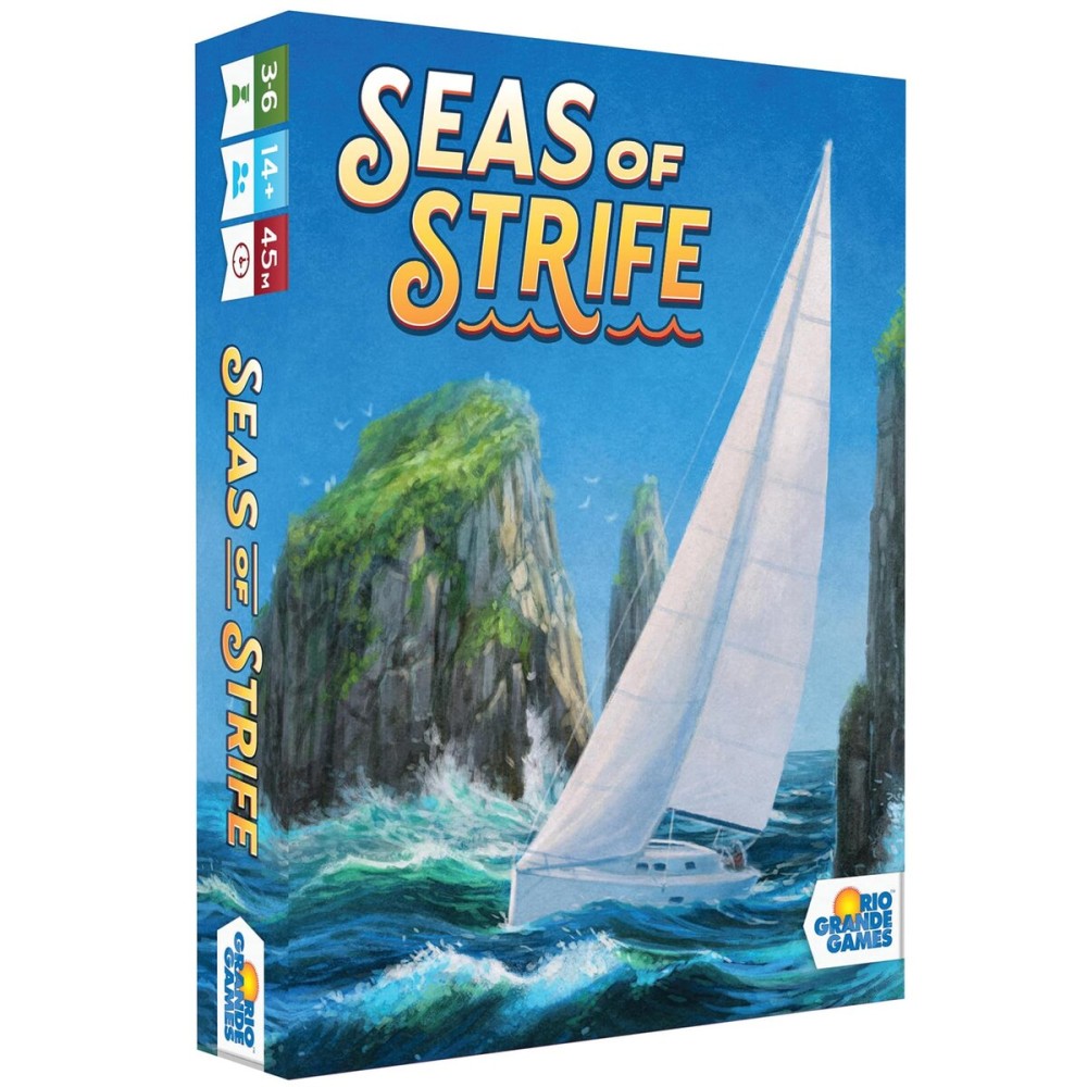 Rio Grande Games Seas of Strife - Rio Grande Games, Trick Taking -Card Game, Ages 14+, 3-6 Players, 45 Min Rio Grande Games Seas of Strife - Rio Grande Games, Trick Taking -Card Game, Ages 14+, 3-6 Players, 45 Min