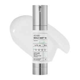 VT COSMETICS CICA Reedle Shot 100, Spicule Microneedling Serum for Pore Care & Exfoliation, Exosome, Centella Asiatica for Glass Skin, Skin Texture, Korean Liquid Skin Booster (1.69 Fl Oz / 50ml)