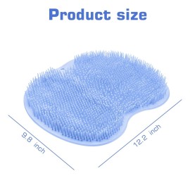Shower Foot Scrubber Mat Back Washer Back Exfoliating Bath Wash Pad Wall Mounted Slip Suction Cups Foot Scrubber for Use in Shower Cups Foot Cleaner for Men and Women Shower Foot Scrubber Mat Back Washer Back Exfoliating Bath Wash Pad Wall Mounted Slip Suction Cups Foot Scrubber for Use in Shower Cups Foot Cleaner for Men and Women