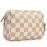 Narwey Small Checkered Makeup Bag for Purse Mini Cosmetic Bag Travel Makeup Pouch Zipper Pouch Cute Make up Bags with Compartments for Women Girls (Light Checkerboard, Small)