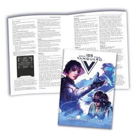 ISS Vanguard Board Game Personnel Files Expansion | Cooperative Sci-Fi Strategy Game for Adults and Kids | Ages 14+ | 1-4 Players | Average Playtime 90-120 Minutes | Made by Awaken Realms