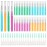 Interdental Brush, 100Pcs Soft Braces Brush Set, 40Pcs Tooth Flossing Head for Oral Hygiene Tooth Cleaning with 60pcs Disposable Braces Flossers Tooth Cleaning Tool (Stylish Colors,Multiple Sizes)