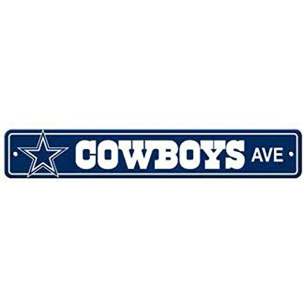 Cowboys Ave Metal Street Sign 4x16 Football Team Logo Avenue Man Cave Cowboys Ave Metal Street Sign 4x16 Football Team Logo Avenue Man Cave