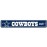 Cowboys Ave Metal Street Sign 4x16 Football Team Logo Avenue Man Cave