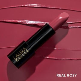 LAURA GELLER NEW YORK Modern Classic Lipstick - Real Rosy - Ultra-Rich Color - Luxurious and Lightweight - Cream Finish LAURA GELLER NEW YORK Modern Classic Lipstick - Real Rosy - Ultra-Rich Color - Luxurious and Lightweight - Cream Finish
