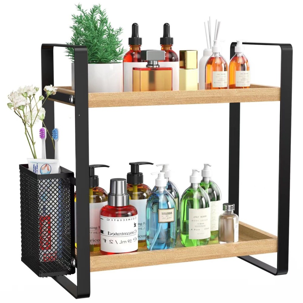 LEMIKKLE Bathroom Counter Organizer with Basket, Bathroom Organizers and Storage,Skincare Organizers for Vanity,Storage Organizers for Bathroom, Kitchen, Dresser LEMIKKLE Bathroom Counter Organizer with Basket, Bathroom Organizers and Storage,Skincare Organizers for Vanity,Storage Organizers for Bathroom, Kitchen, Dresser