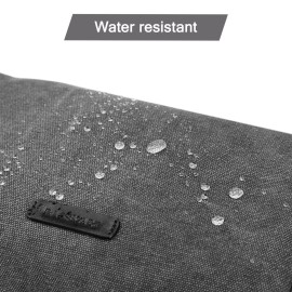 BAGSMART Toiletry Bag for Men, Canvas Travel Toiletry Organizer Dopp Kit Water-resistant Shaving Bag for Toiletries Accessories,Black-Large