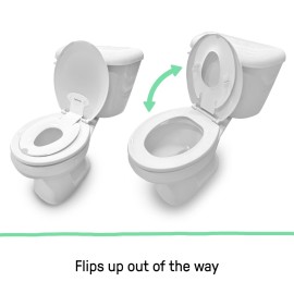 Ingenuity: ity by Ingenuity Flip & Sit Potty Seat (White) - Easy to Set Up & Remove Potty Training Seat That Attaches to Adult Toilet Seat Ingenuity: ity by Ingenuity Flip & Sit Potty Seat (White) - Easy to Set Up & Remove Potty Training Seat That Attaches to Adult Toilet Seat