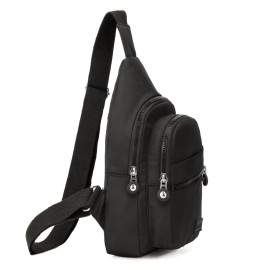 Small Sling Backpack Crossbody Sling Bag for Women, Chest Bag Daypack Fanny Pack Cross Body Bag for Outdoors Hiking Traveling - Black Small Sling Backpack Crossbody Sling Bag for Women, Chest Bag Daypack Fanny Pack Cross Body Bag for Outdoors Hiking Traveling - Black