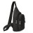 Small Sling Backpack Crossbody Sling Bag for Women, Chest Bag Daypack Fanny Pack Cross Body Bag for Outdoors Hiking Traveling - Black