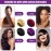 4Pcs Silk Satin Bonnets for Sleeping - Elastic Wide Band Wrap for Black Women Men,Silk Bonnets for Curly Hair,Large Hair Cap for Sleeping (Black+Wine Red+Purple+Brown)