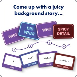 Freaky Rumors Against Reality - Hilarious Party Card Game for Social Gatherings (3-6 Players) | Fun Ice Breaker for Adults & Family Game Night | Entertaining Board Game for Teens, Adults & Families